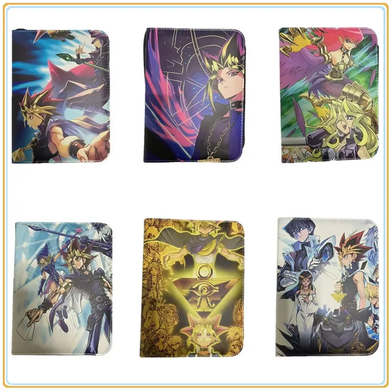 يو جي أوه بطاقة ألبوم كتاب عالية السعة يحمل 400-900 قطعة بطاقة الموثق بطاقات جمع كتاب بطاقة الألعاب تخزين الهدايا للأطفال