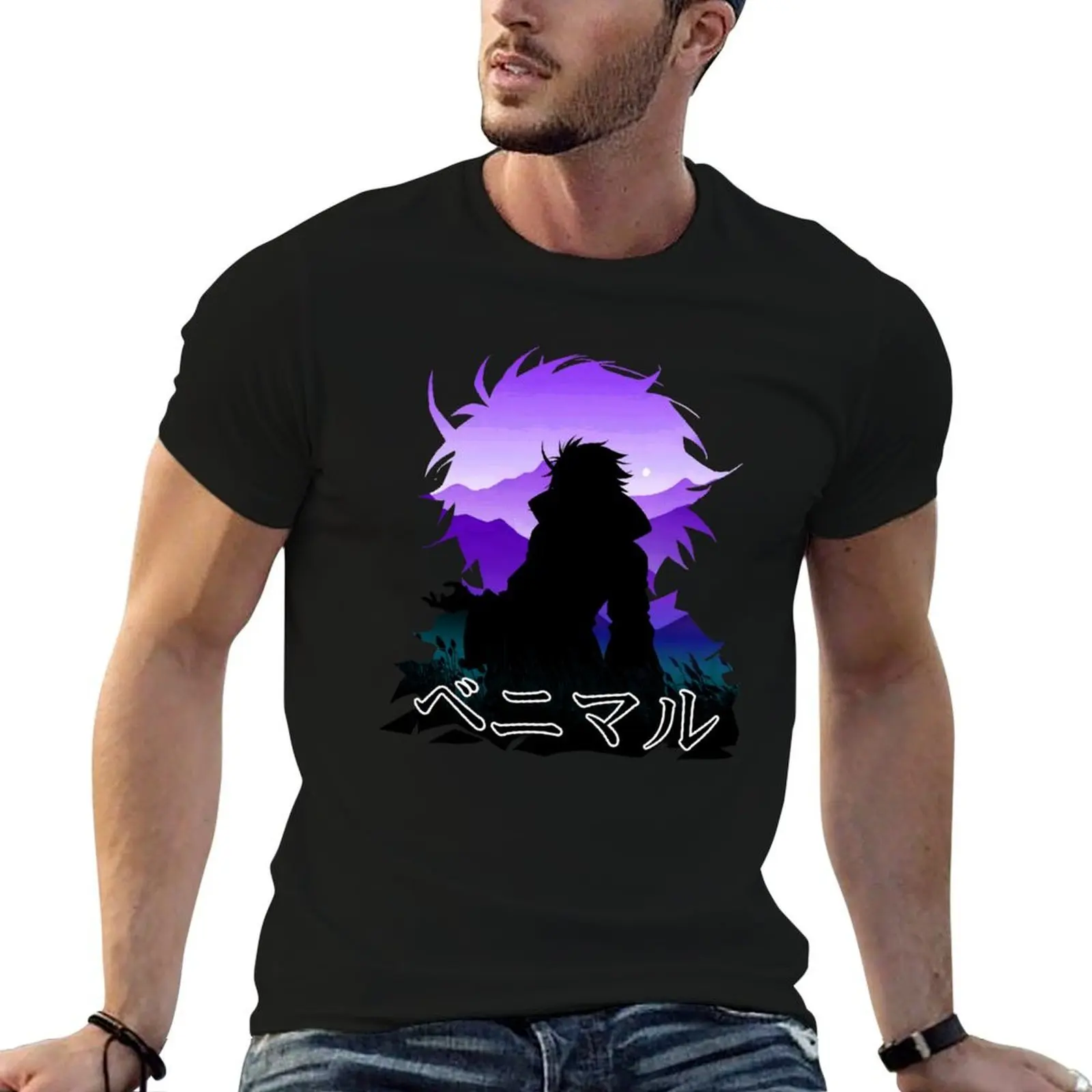 benimaru silhouette T-Shirt funny t shirts cotton g man t shirts for men man t shirt designer T-shirt