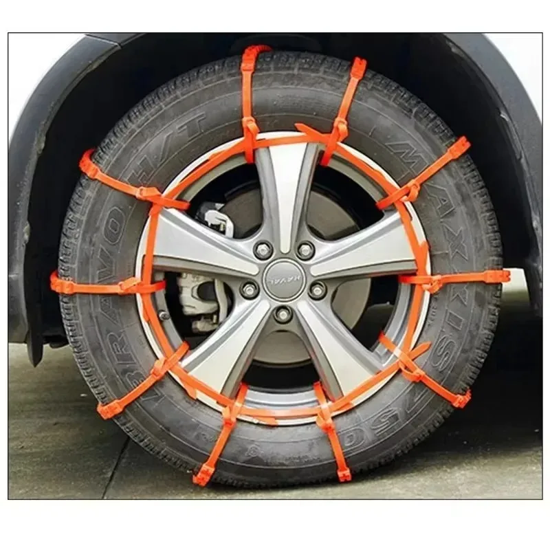 

10/20/30/40 шт. для зимы, противоскользящие автомобильные шины, кабельные стяжки для шин, авто, уличная аварийная цепь для снежных шин, аксессуары