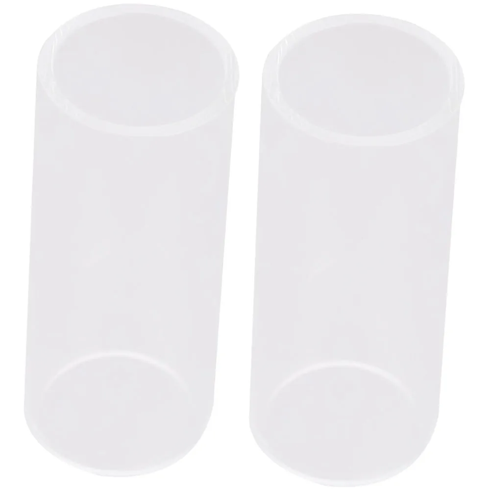 

2 PCS Guitar Finger Cots Slide Professional Slides for Electric Bottleneck Glass