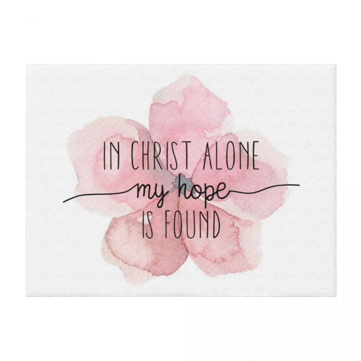 

Christian Quote Watercolor Flower Throw Blanket Thermals For Travel Thin Extra Large Throw Personalized Gift Blankets