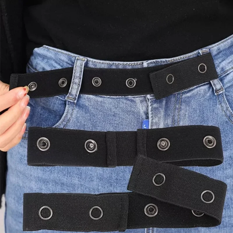 

Women Belts Buckle-free Elastic Invisible for Jeans Belt Without Buckle Waist Adjustment Artifact Belts Unisex Stretch Belt