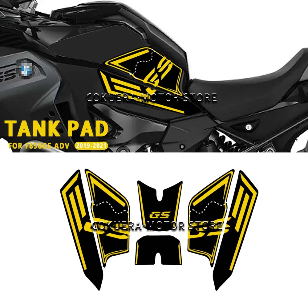 

For BMW F850GS F850 GS ADV 2021 Motorcycle Accessories Side Sticker Non-slip Gas Protection Knee Tank Pad Sticker