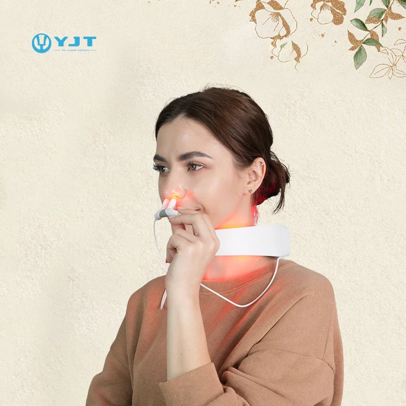Hot Selling Medical Therapeutic Product Neck Led Red And Blue Light Treatment Instrument Neck Massager