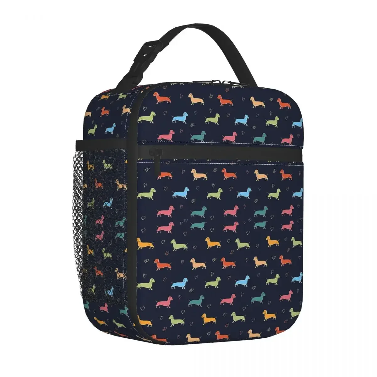 

Sausage Dog Insulated Lunch Bags Thermal Bag Lunch Container Dachshund Wiener Doxie Leakproof Tote Lunch Box Women Beach Picnic