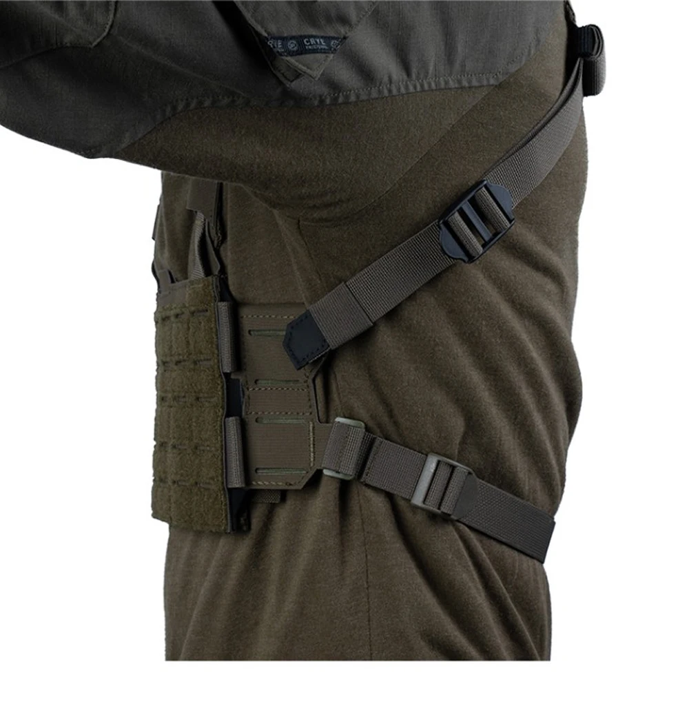 Taktische Brusttasche mit Modularem, Skalierbarem MOLLE-Frontpanel, Atmungsaktive HX-Weste für Outdoor-Jagd und Airsoft – Detail 8