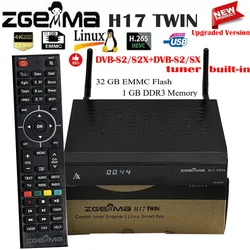 [Genuine]2026 Newest ZGEMMA H17 TWIN DVB S2/S2X+DVB-S2/SX 4K UHD 32GB Best Dual-mode Satellite TV Receiver Upgrade from H17combo