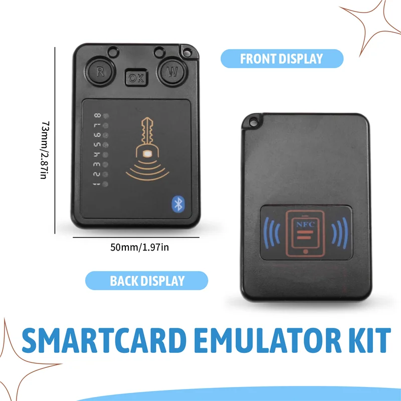 -A25M 13.56MHZ/125KHZ Emulador de cartão inteligente compatível com ferramenta NFC para emulador de sistema RFID