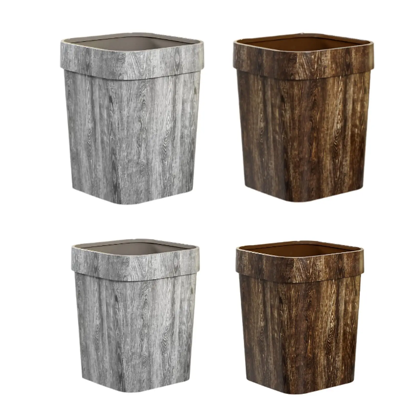 

Trash Bin Decorative Compact Small Narrow Garbage Can Wastebasket Bin Waste Bin for Bathroom Kitchen Living Room Decor Dorm Room