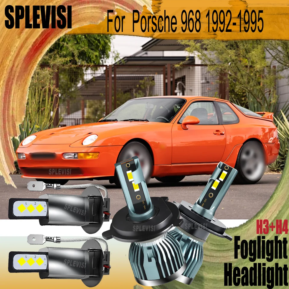 

Current Stability Lifespan 60000hrs 5 year warranty Plug and Play LED Headlight Fog Light For Porsche 968 1992 1993 1994 1995