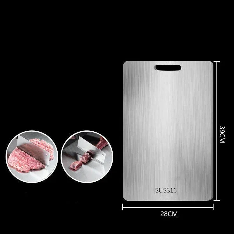 Thickened Stainless Steel Cutting Board 5