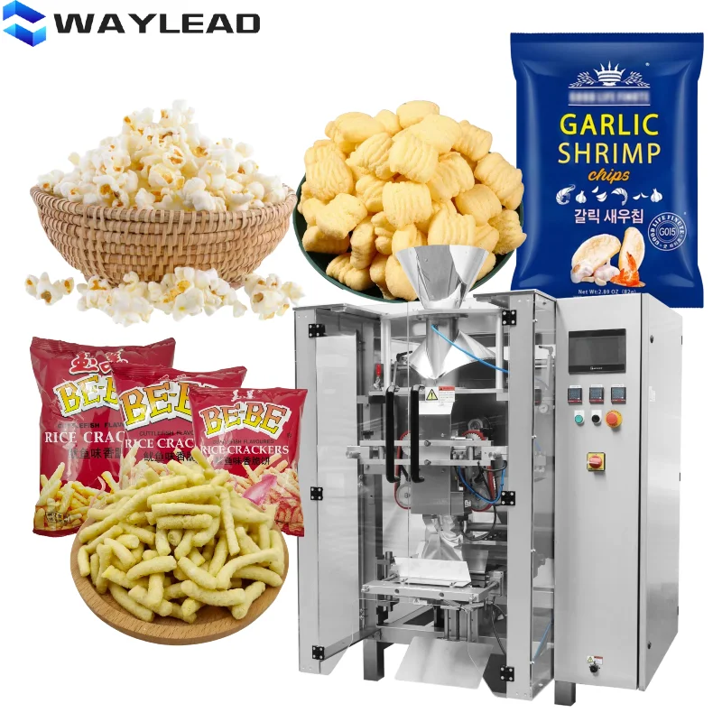 Multi-Function Vertical for Form Fill Seal Packaging Machine for Candy Packaging Paper Bags for Food Application