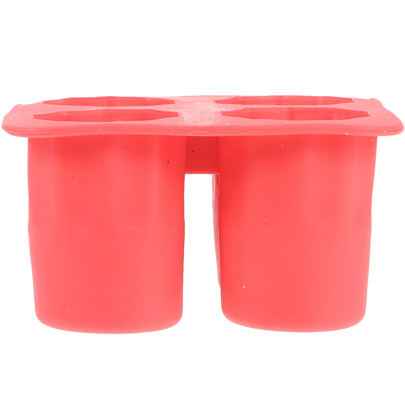 

Silicone Ice Cube Tray 10X10X5.5Cm Red Ice Molds For Diy Chocolate Jelly Candy Pudding Freezing Mold Kitchen Bar Tools