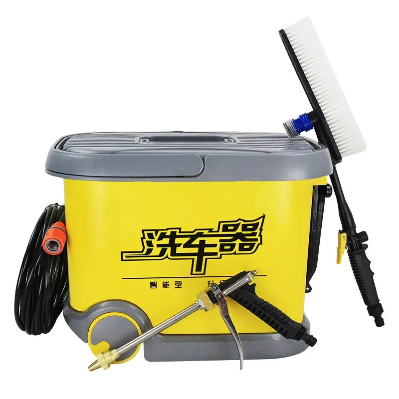 36L Roller Wash Car Machine 12V High Pressure Car Wash Power Pressure Washer 220V Household Brush Pump Cleaning Machine car wash