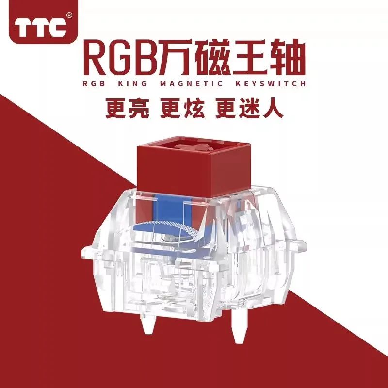 TTC Magnetic Switch, Tactile, Freely setting pre-travel, Hall Sensor Effect for Magnetic Keyboard Gaming Office
