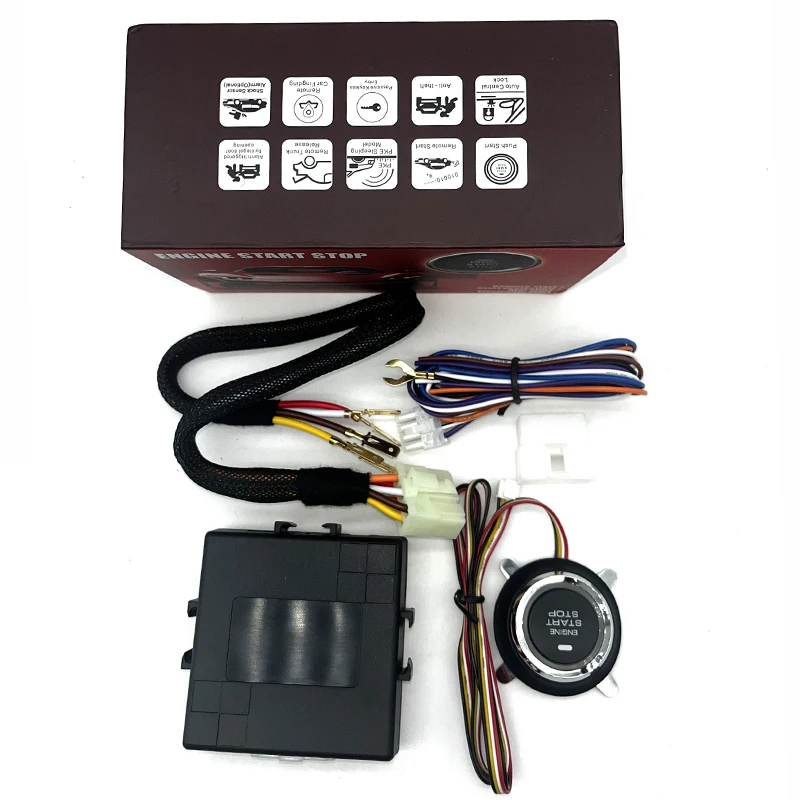 2024 New auto12V Car Engine Start Stop Button Keyless Universal Entry Ignition Starter Switch