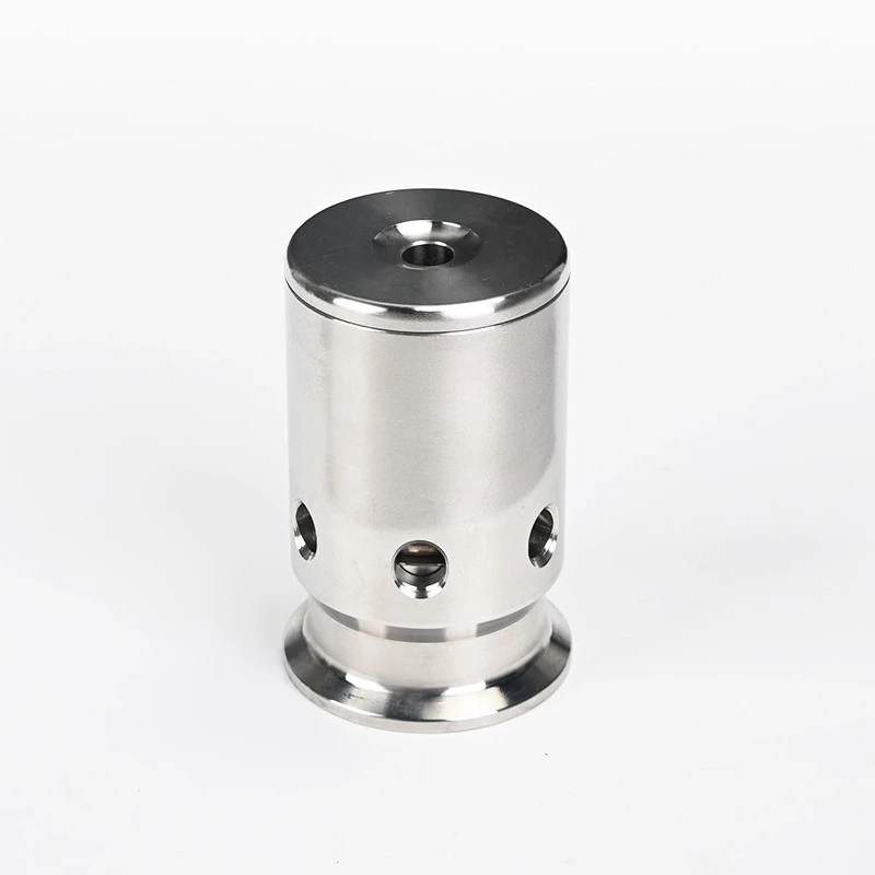 

Stainless steel quick installation exhaust Sanitary manual quick connection breathing valve Clamp type automatic pressure