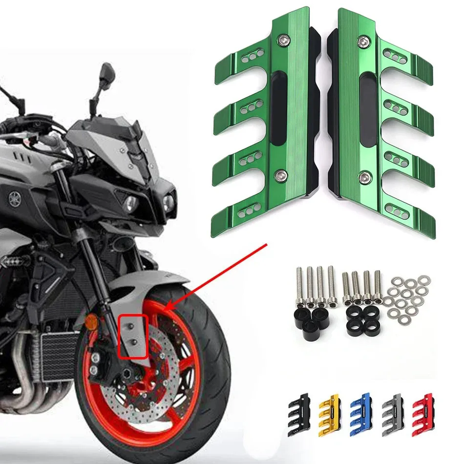 

For Kawasaki Ninja ZX-6R 636 ZX6R Motorcycle Mudguard Front Fork Protector Guard Block Front Fender Anti-fall Slider Accessories