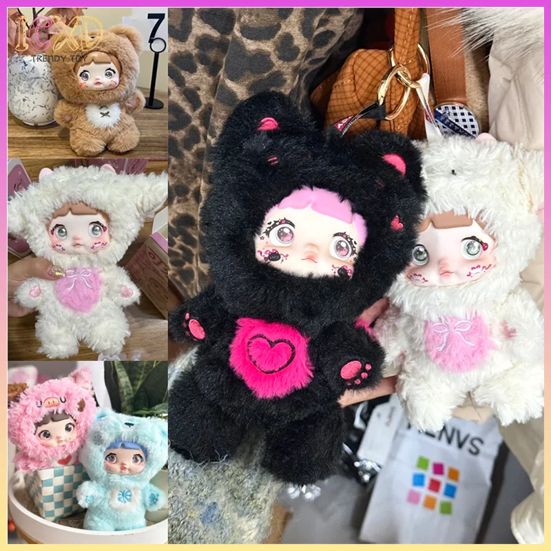 

Подлинная серия Nommi Cute Never Closes, глухая коробка, виниловый плюшевый брелок, кулон, модный дизайн, плюшевая игрушка в подарок