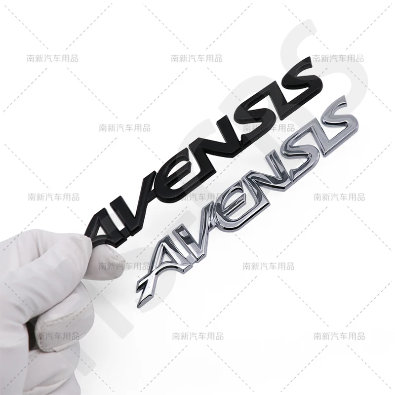 

Metal 3D Avensis Letter Emblem Avensis Logo Badge Car Rear Trunk Decal Body Tailgate Decorative Stickers Car Styling Accessories