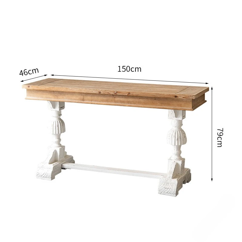 American country TV cabinet retro Roman column, carved against the wall narrow strip case