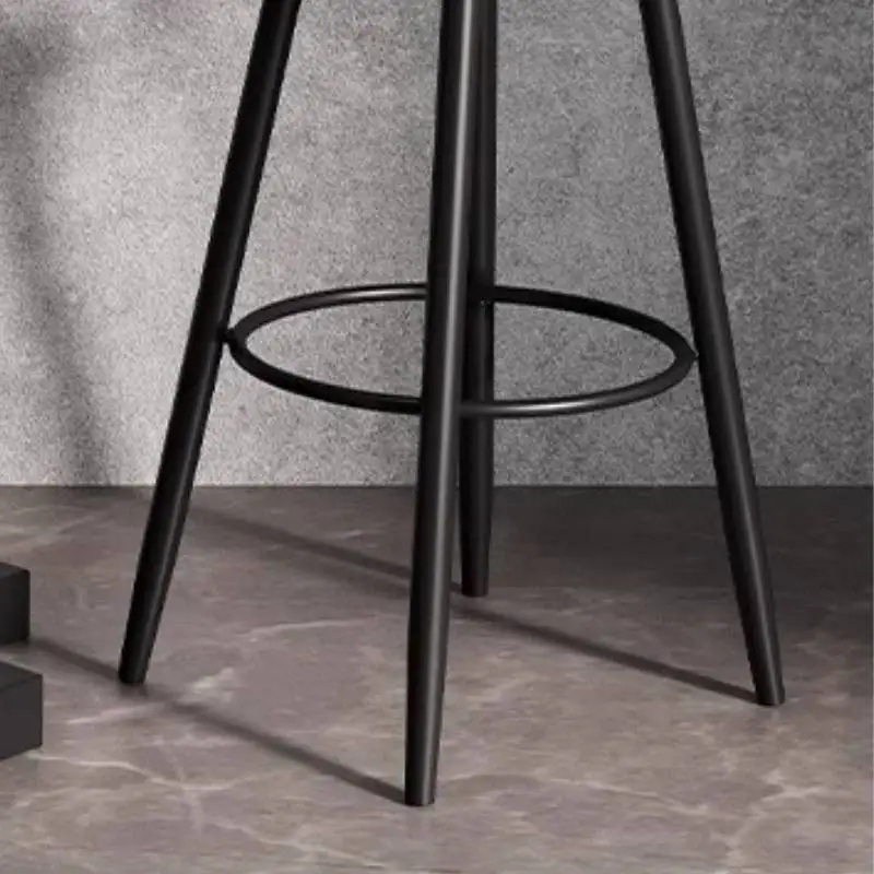 كرسي بار يدعم الظهر بتصميم صناعي، كرسي بار مريح لتناول الطعام، كرسي للبار، إفطار قابل للطي، أثاث تابوريتي ألتو #4