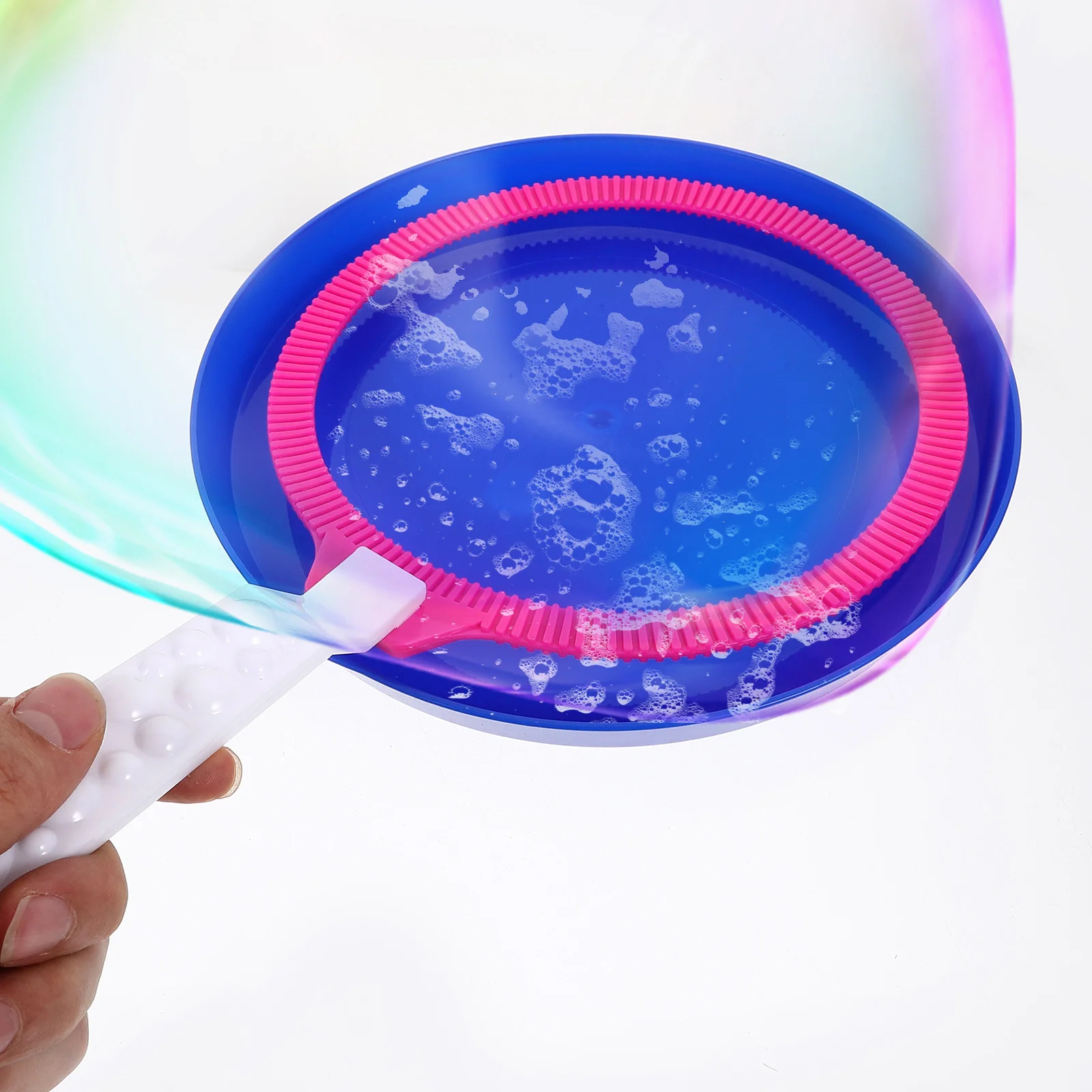 Zestaw 4 szt. gigantycznych różdżek do robienia baniek mydlanych, wysokiej jakości banie, zabawa na podwórku, na plac zabaw, wiosną, latem, jesienią i zimą, gra rodzinna.