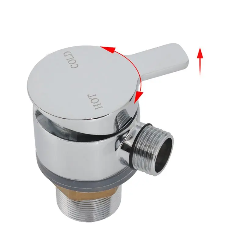 HOT-2X Shower Hose Valve Shower Faucet Hot & Cold Water Thermostatic Mixer Mixing Valve Suitable For RV And Yachts,2X Shower