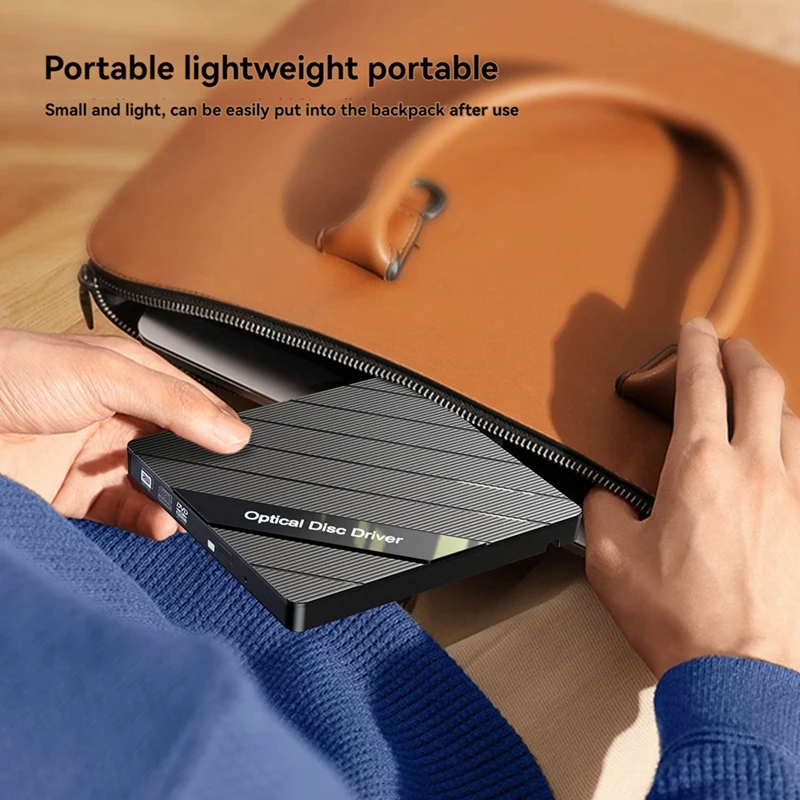 External CD DVD Drive USB3.0 Type C Optical Drive CD/DVD-RW Player Burner/Writer/Reader For Laptop PC Window