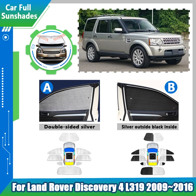 

For Land Rover Discovery 4 LR4 L319 2009~2016 Car Sun Visors UV Protection Shading Sunscreen Window Sunshade Covers Accessories