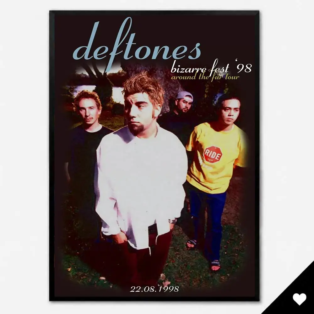 Band Metal D-Deftones Poster HD, abnehmbare Wandkunst, Geschenk für Schlafzimmer, Wohnzimmer, Studentenwohnheim, Büro, Gaming-Café, Bars – Detail 13
