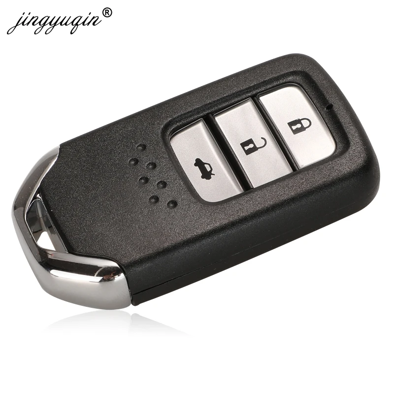 jingyuqin 2/3/4 BTN Remote Smart Car key 434Mhz FSK For Honda Greiz Fit City Jazz XRV Venzel HRV CRV ID47 CHIP