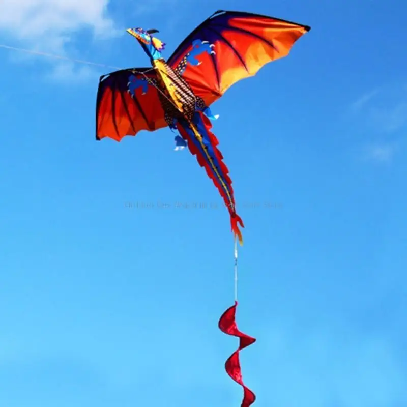 Cometa dinosaurio para w/ string kids aire libre playa para jugar en familia