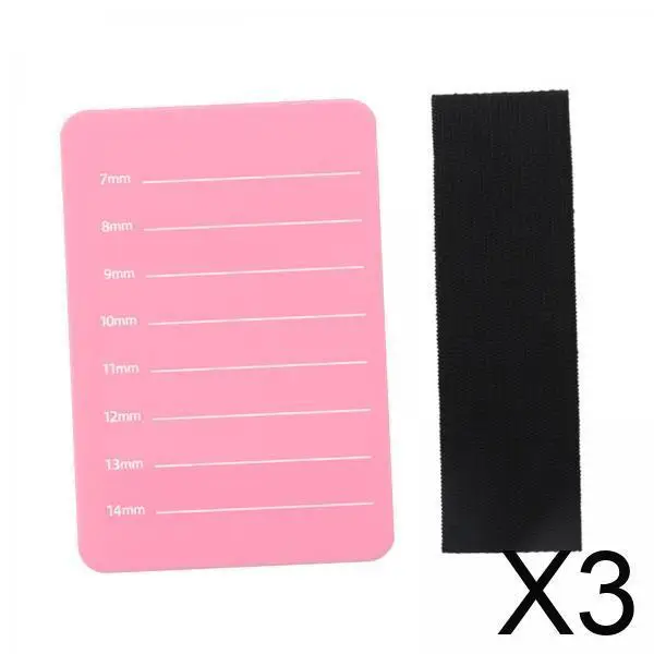 인조 속눈썹 접착 트레이 아크릴 속눈썹 연장 보관판 컴팩트 속눈썹 액세서리 살롱 및 소규모 사업용