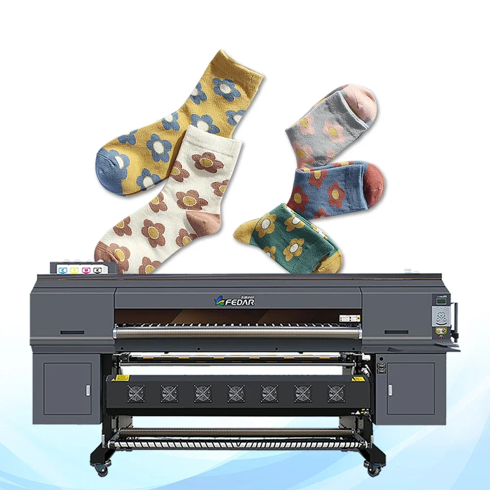 Factory  8 Head 1.9m large format heat transfer  Printer For Printing Shops and clothes with i3200 printhead