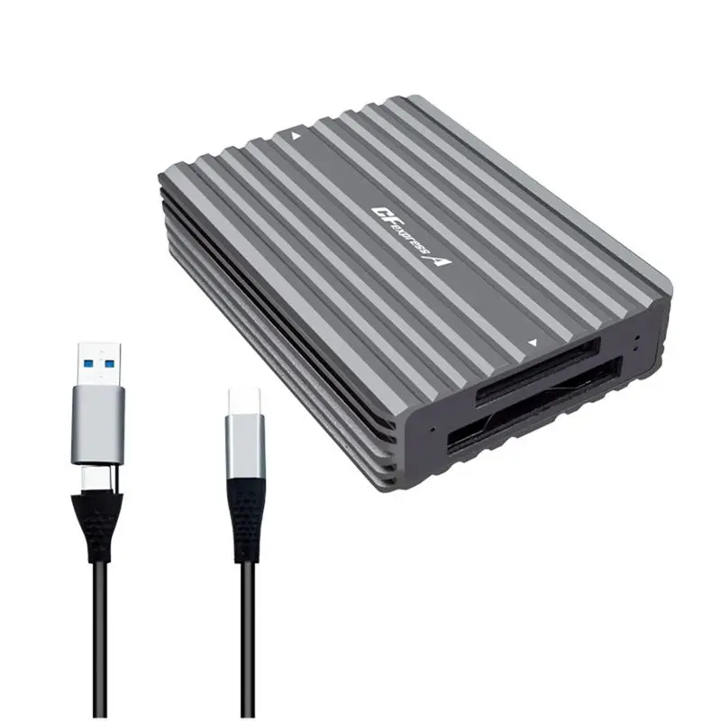 FFYY-Portable Type C To Cfexpress B Cfexpress A Reader Drive-Free Cfexpress Tyep B Card Reader Cfexpress Tyep A Card Reader