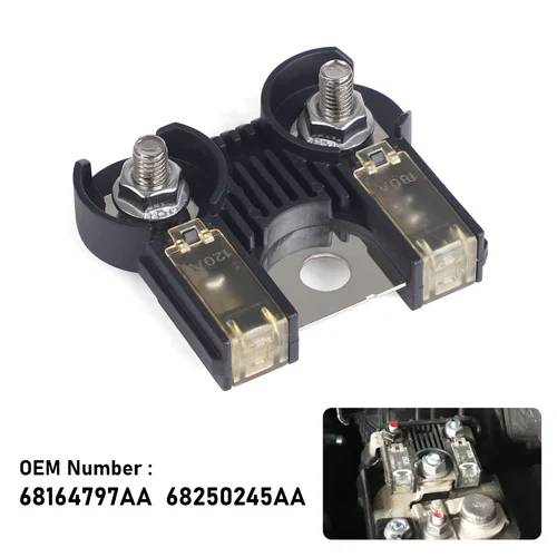 Imagen 1 del producto Fusible de circuito de batería CNSPEED 180Amp 120Amp BFT con tuercas para Dodge Ram 1500 2500 3500 2013-2019 68164797 AA 68250245 AA 956-356