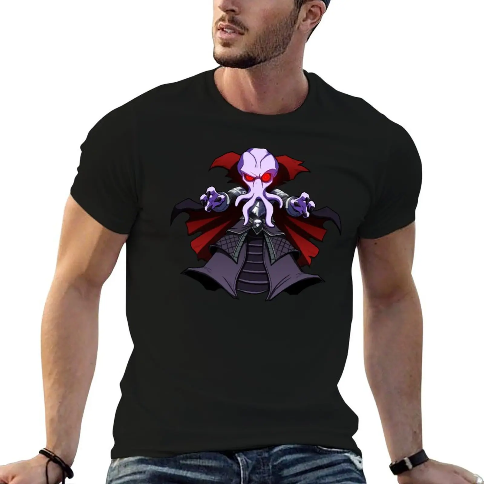 

Mighty Mindflayer - Cute D&D Adventures T-Shirt men t shirt cotton 100% t shirt man plain T-Shirt