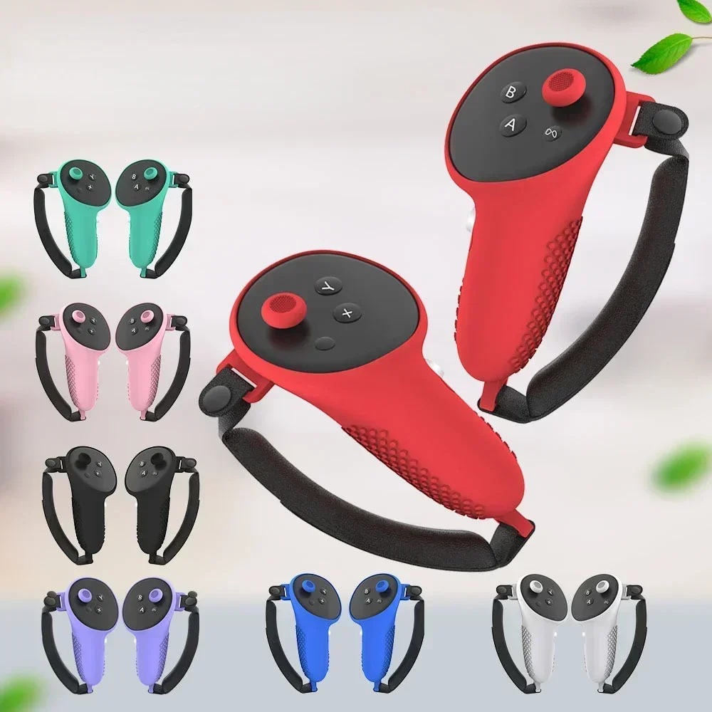 Siliconen beschermhoes voor Meta Quest 3 VR Touches Controller Grip Gaming Controllers Comfortabele handgreep VR-accessoires