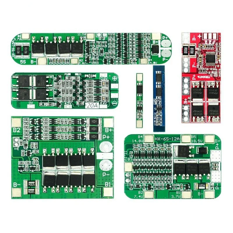 1S 2S 3S 4S 3A 20A 30A Li-ion Lithium Battery 18650 Charger PCB BMS Protection Board For Drill Motor Lipo Cell Module 5S 6S