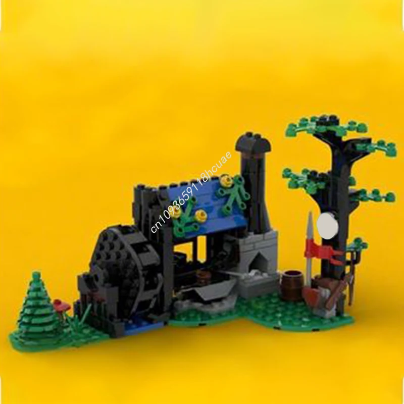 

212pcs MOC Forestmen Blacksmith Castle Model Building blocks Brick Kids DIY idea toys Architecture Christmas gifts