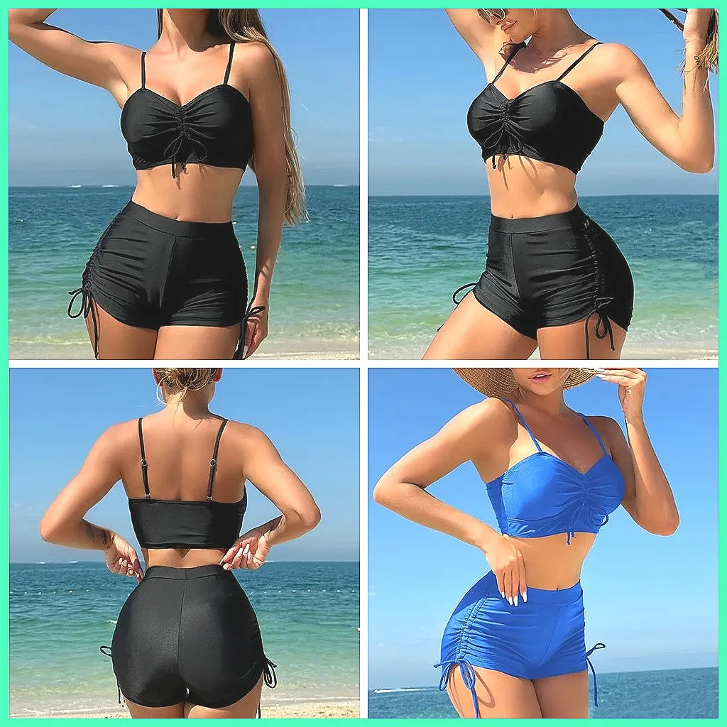 

2026 New Two-Piece Tankini Set, Women's Separate Swimwear for Beach & Pool