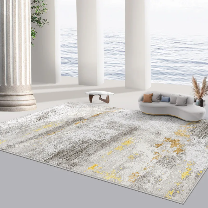 Modern Glamour Area Rug Subtle Texture Floor Covering For Master Suite Dressing Room Housewarming Present