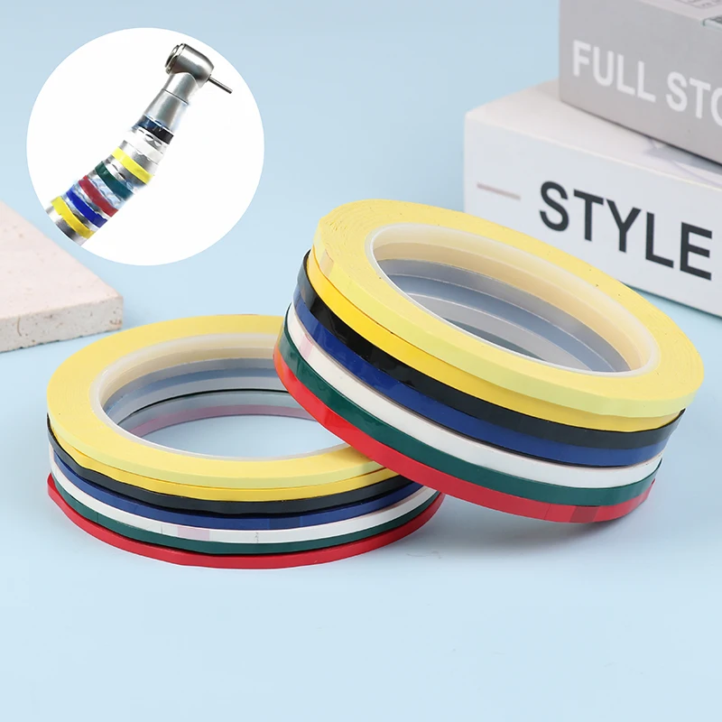 Meerkleurige Tandheelkundige Code Ring Tape Identificatie Instrumenten Autoclavable Tandarts Materiaal 3Mm/5Mm Breedte Tandheelkundige Apparatuur Zorg