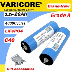 VariCore 3.2V 20Ah 32Ah 50Ah Battery LiFePO4 phosphate Cell for 4S 12V 24V Motorcycle Car Motor batteries Modification Grade A