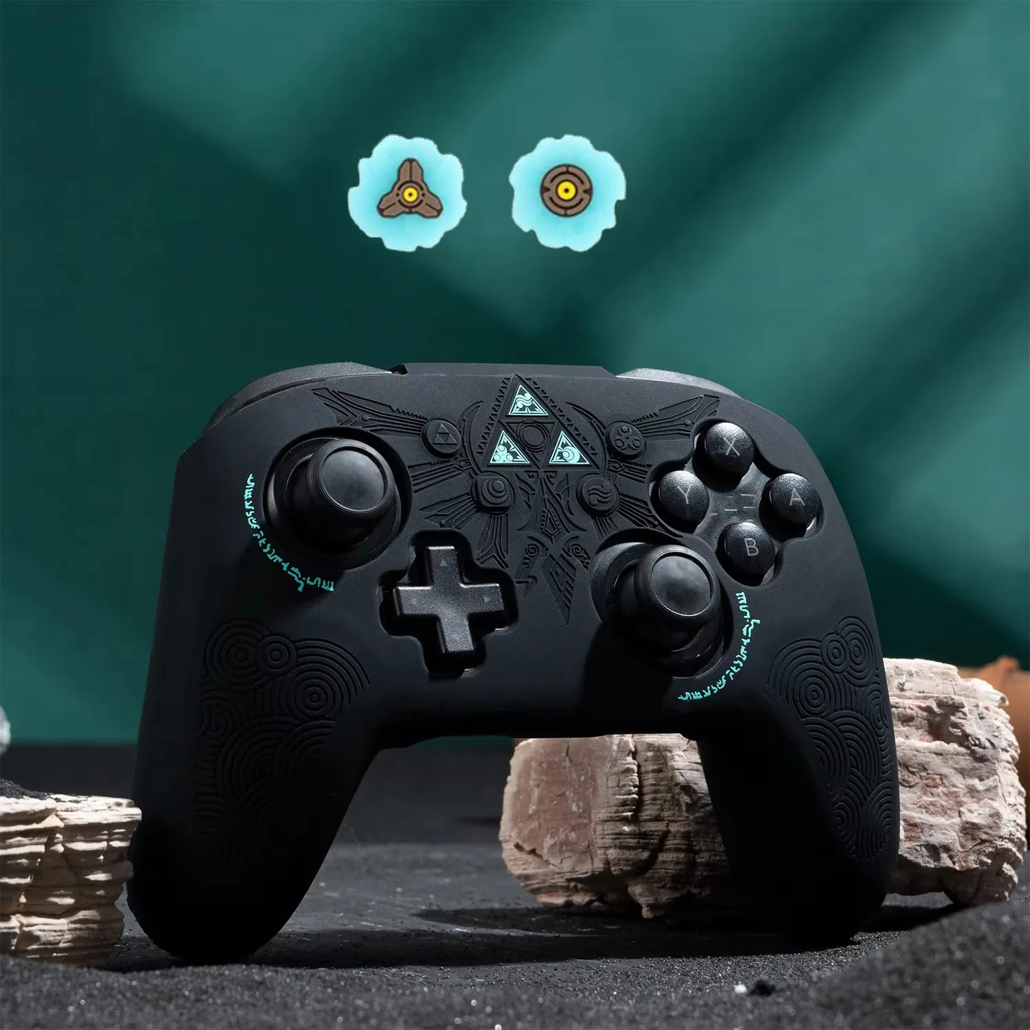 Juego caliente de silicona suave Shell Gamepad pegatina Protector de la piel para Nintendo Switch Pro funda de controlador pulgar Stick Grip Cap Cover