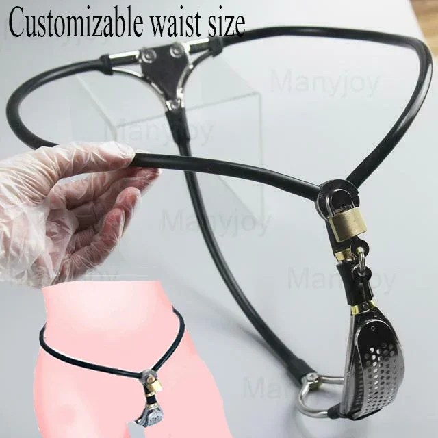 

New Female Stainless Steel Chastity Belt BDSM Metal Bondage Underwear Lockable Device Adult Game Cosplay Sex Toy for Woman