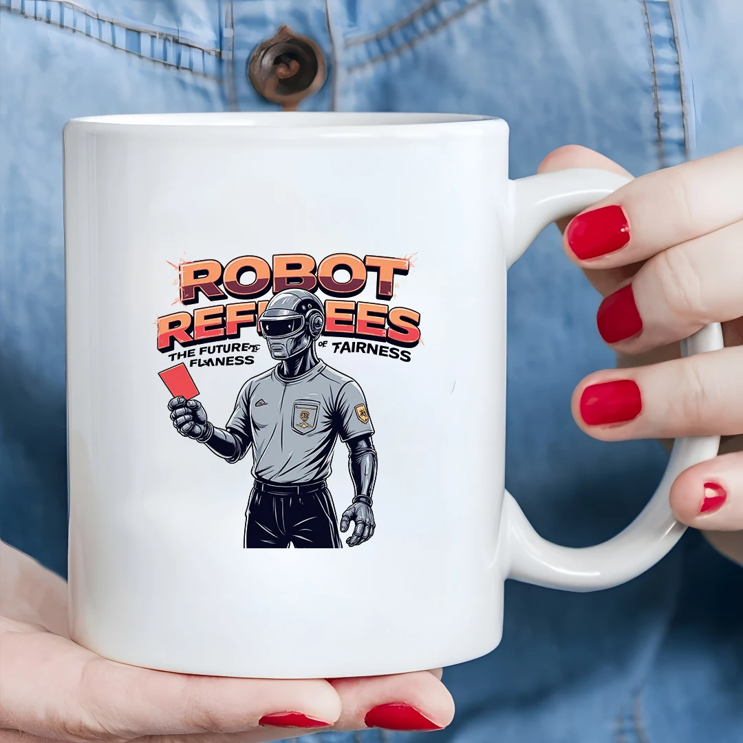 

Robot Referee Medal Mug 11oz Kids & Office Cup Christmas Gift Home Cup