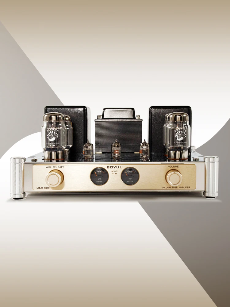 Bozhiyun MT88 High Power Tube Amplifier KT88 Tube Fever Push-pull Pure Power Amplifier REISONG