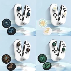 4pcs Anime Game Joystick Cover Thumb Stick Grip Cap For Nintendo Switch Lite OLED JoyCon Controller Gamepad Thumbstick Case